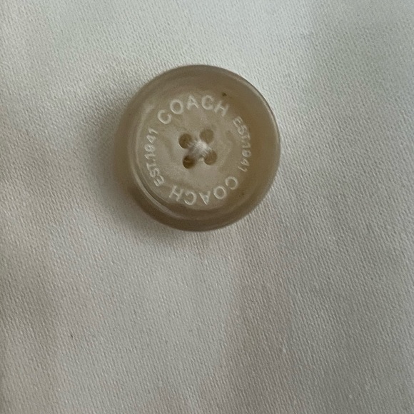 White Coach Coat - Picture 4 of 10